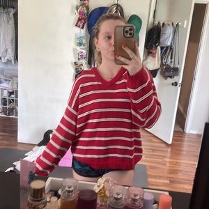 Cute red sweater